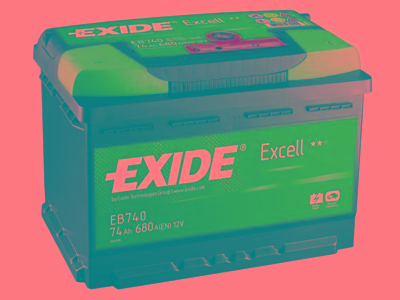 Exide szemlyaut akkumultor Ca-Ca rcslemezzel